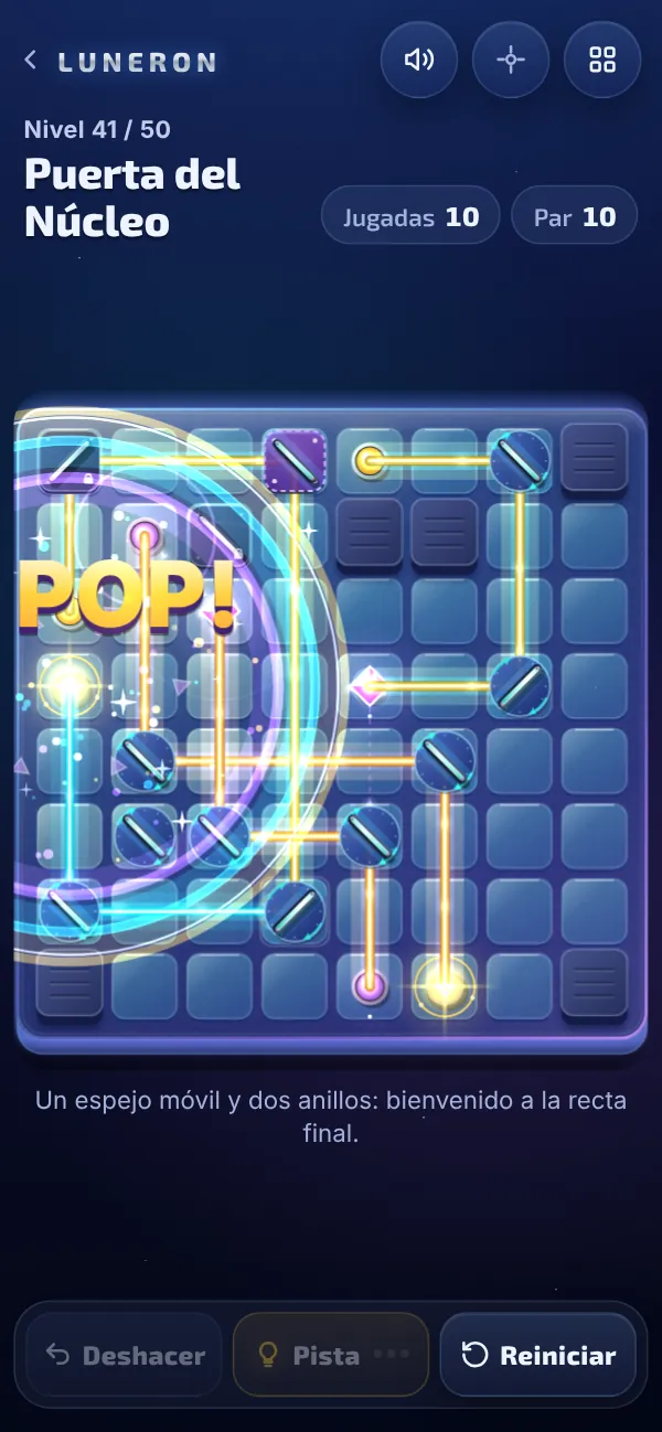 Nivel 41: el momento de la solución, ¡POP!